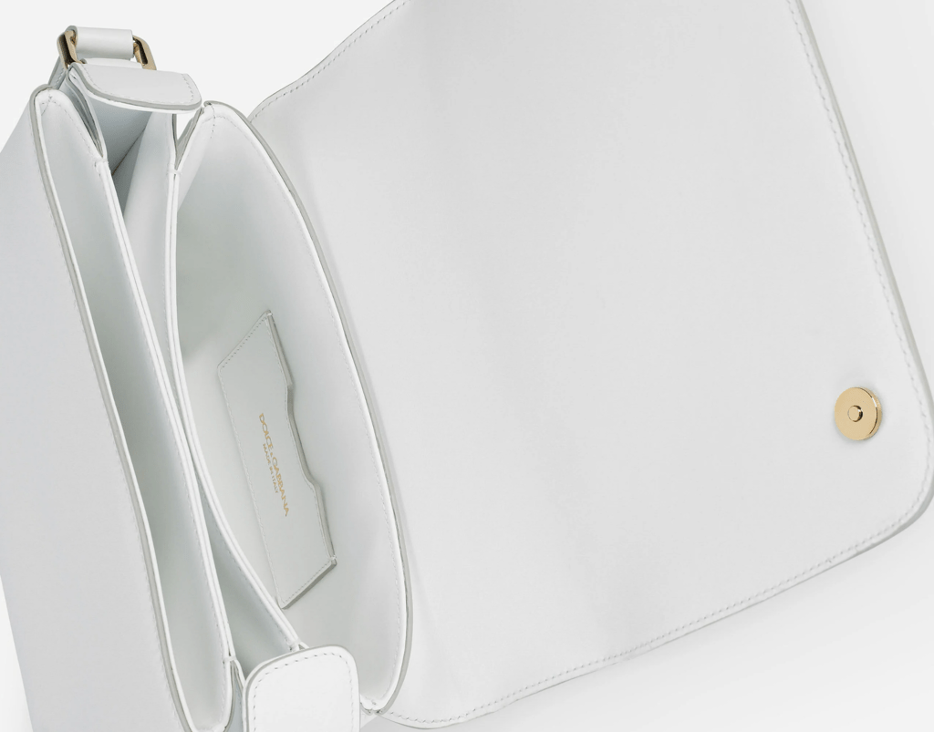 Túi Dolce & Gabbana Calfskin 3.5 Shoulder Bag 'White' BB7077AW57680002 - Ảnh 5