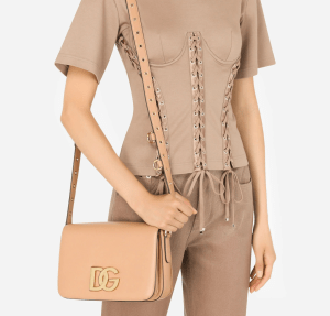 Alternative view of Túi Dolce & Gabbana Calfskin 3.5 Shoulder Bag 'Pink' BB7077AW57680404