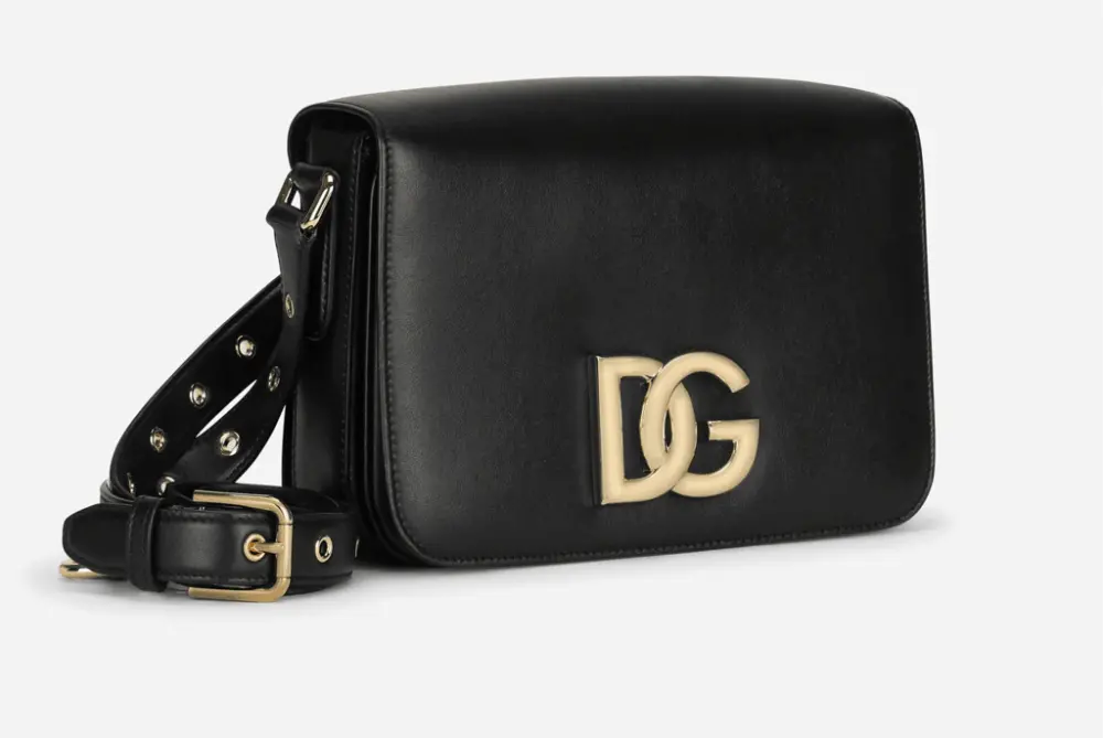 Túi Dolce & Gabbana Calfskin 3.5 Shoulder Bag 'Black' BB7077AW57680999 - Ảnh 3