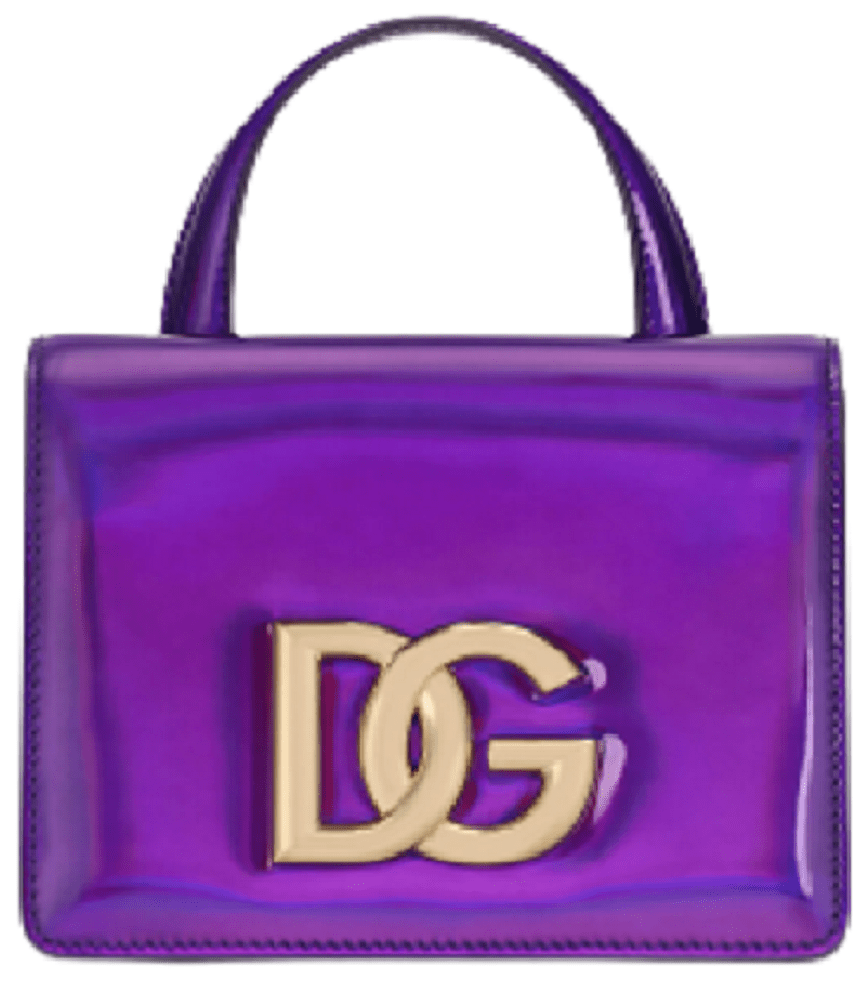 Túi Dolce & Gabbana Strobo Calfskin 3.5 Top-Handle Bag 'Purple' BB7078AQ4958H459