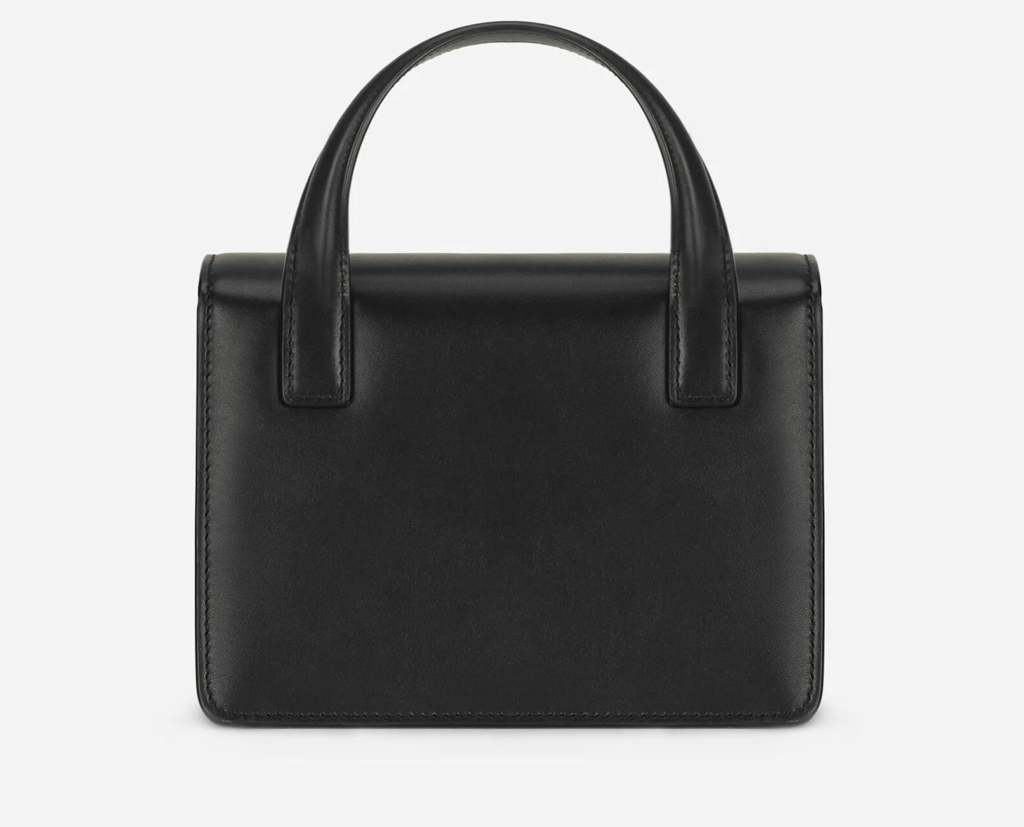 Túi Dolce & Gabbana Calfskin 3.5 Top-Handle Bag 'Black' BB7078AW57680999 - Ảnh 4