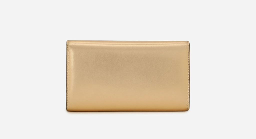 Túi Dolce & Gabbana Nappa Mordore 3.5 Clutch 'Gold' BB7082A101687080 - Ảnh 4