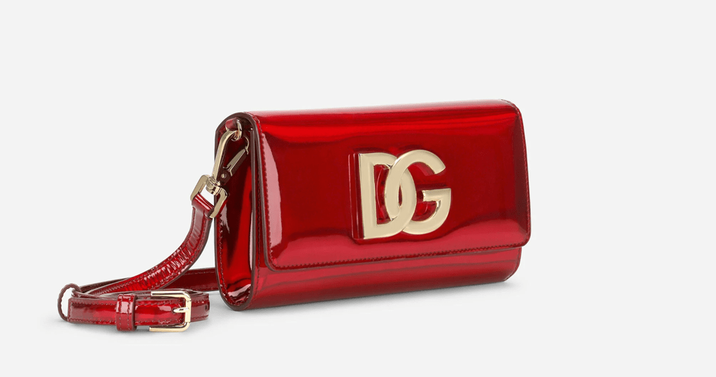 Túi Dolce & Gabbana Strobo Calfskin 3.5 Clutch 'Red' BB7082AQ49580303 - Ảnh 3
