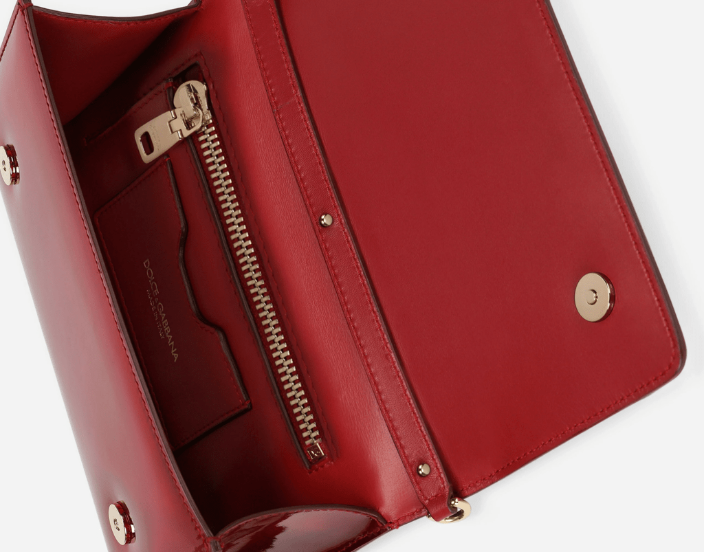 Túi Dolce & Gabbana Strobo Calfskin 3.5 Clutch 'Red' BB7082AQ49580303 - Ảnh 5
