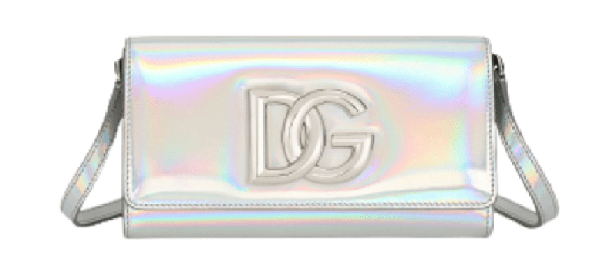 Túi Dolce & Gabbana Strobo Calfskin 3.5 Clutch 'Silver' BB7082AQ49580998