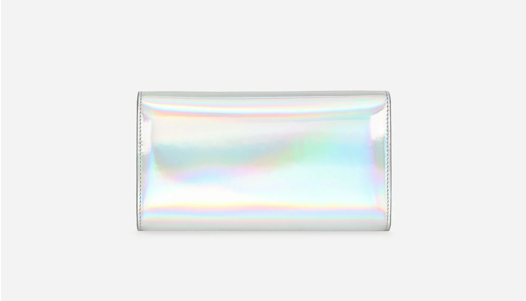 Túi Dolce & Gabbana Strobo Calfskin 3.5 Clutch 'Silver' BB7082AQ49580998 - Ảnh 4