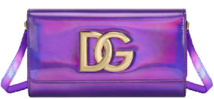 Túi Dolce & Gabbana Strobo Calfskin 3.5 Clutch 'Purple' BB7082AQ4958H459
