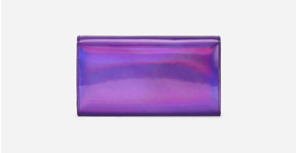 Túi Dolce & Gabbana Strobo Calfskin 3.5 Clutch 'Purple' BB7082AQ4958H459 - Ảnh 4