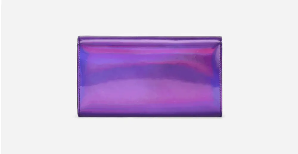 Túi Dolce & Gabbana Strobo Calfskin 3.5 Clutch 'Purple' BB7082AQ4958H459 - Ảnh 4
