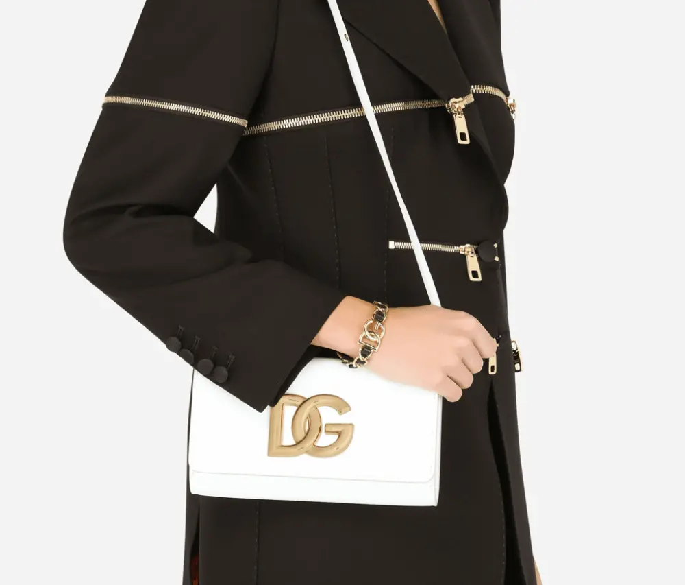 Alternative view of Túi Dolce & Gabbana Calfskin 3.5 Clutch 'White' BB7082AW57680002