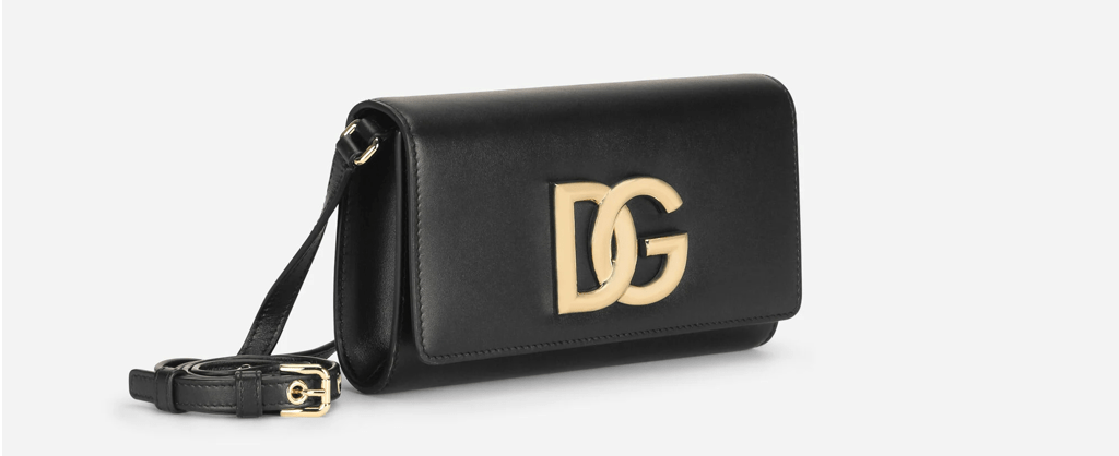 Túi Dolce & Gabbana Calfskin 3.5 Clutch 'Black' BB7082AW57680999 - Ảnh 3