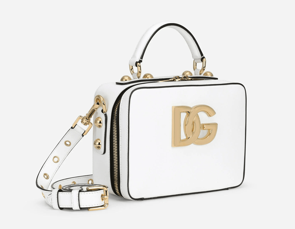 Túi Dolce & Gabbana Calfskin 3.5 Bag 'White' BB7092AW57680002 - Ảnh 3