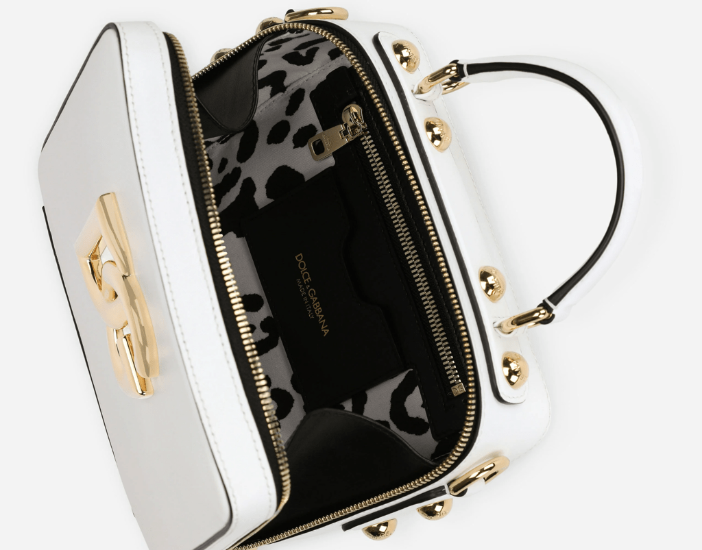 Túi Dolce & Gabbana Calfskin 3.5 Bag 'White' BB7092AW57680002 - Ảnh 4