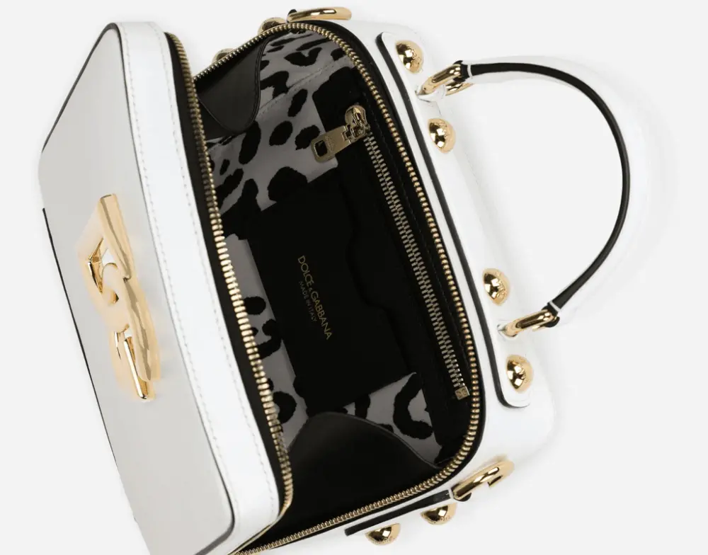 Túi Dolce & Gabbana Calfskin 3.5 Bag 'White' BB7092AW57680002 - Ảnh 4