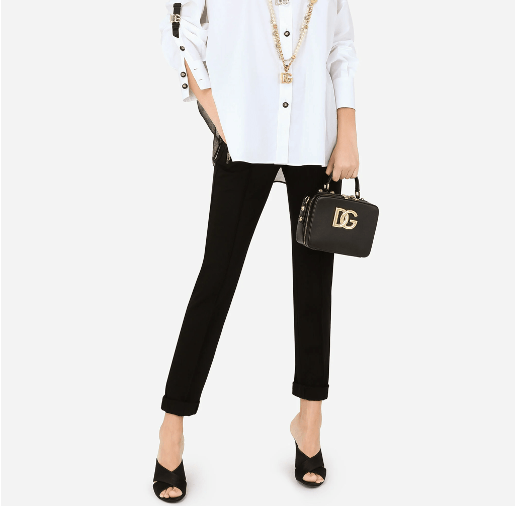 Túi Dolce & Gabbana Calfskin 3.5 Bag 'Black' BB7092AW57680999 - Ảnh 3