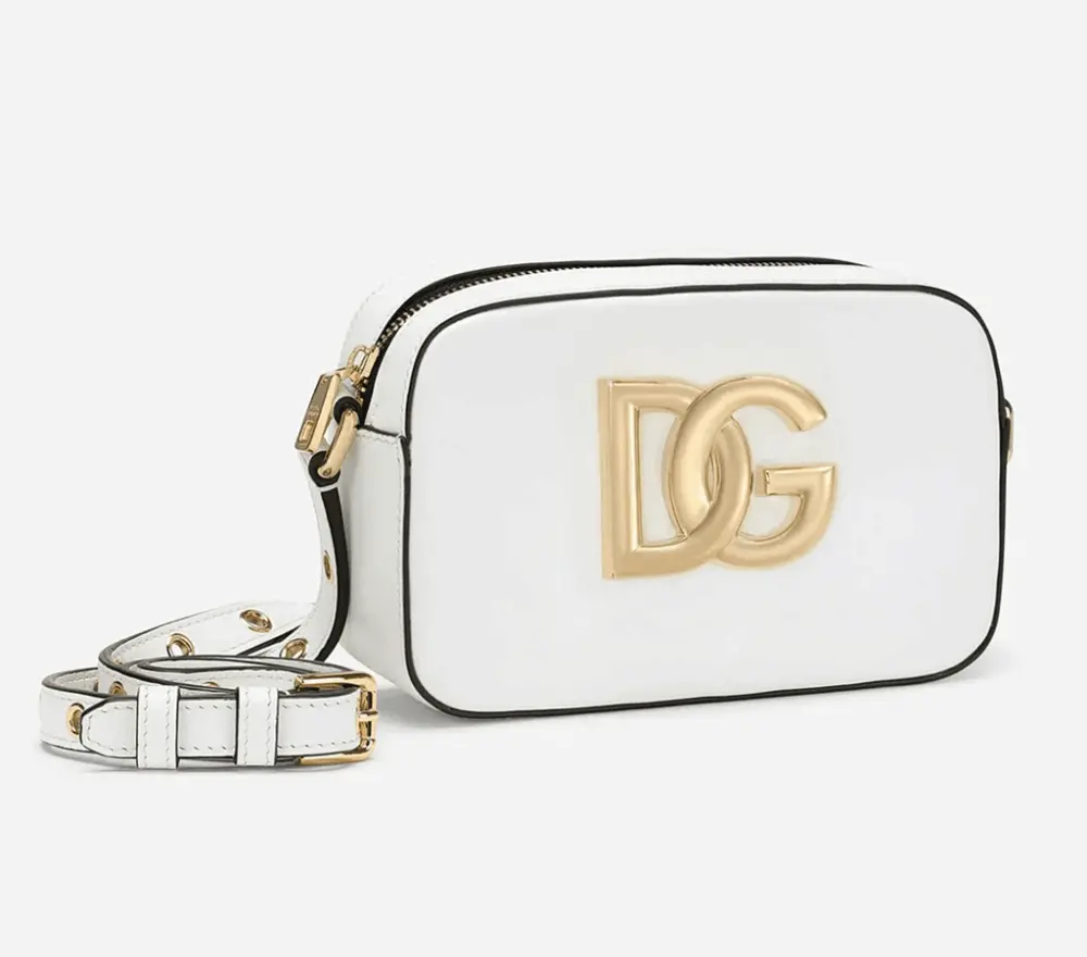 Túi Dolce & Gabbana Calfskin Crossbody 3.5 Bag 'White' BB7095AW57680002 - Ảnh 3