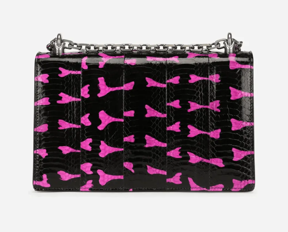 Túi Dolce & Gabbana Girls Crossbody Bag In Printed Elaphe 'Multicolor' BB7101AY0518B030 - Ảnh 4