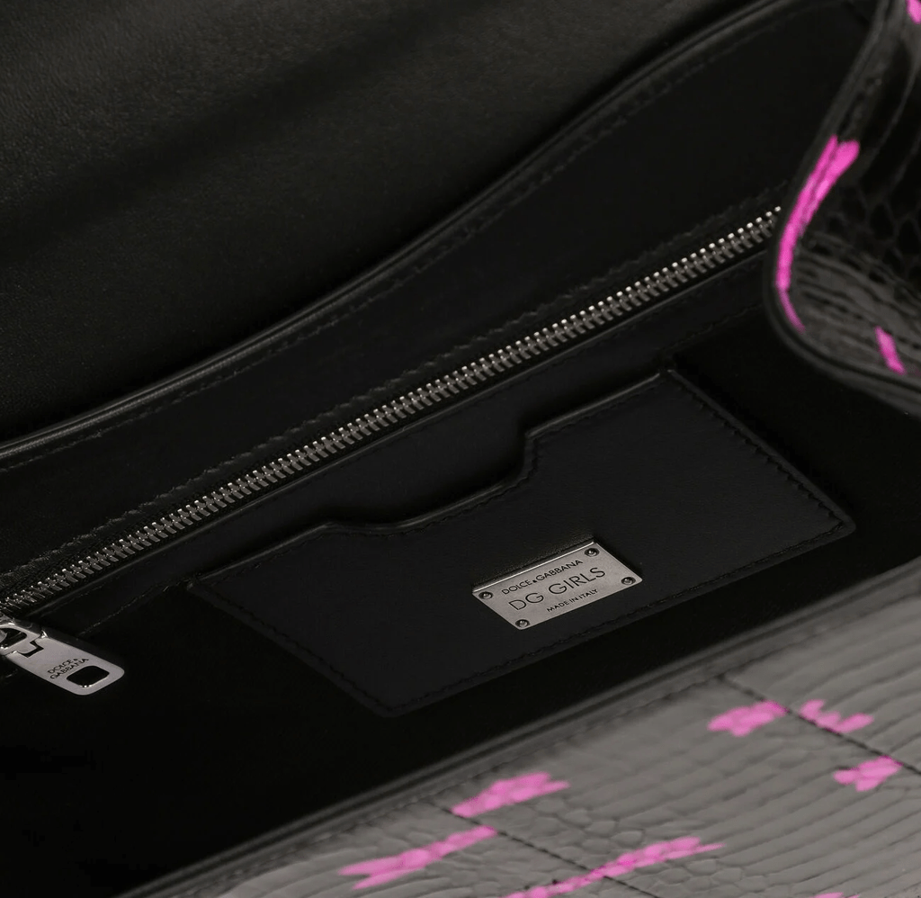 Túi Dolce & Gabbana Girls Crossbody Bag In Printed Elaphe 'Multicolor' BB7101AY0518B030 - Ảnh 5