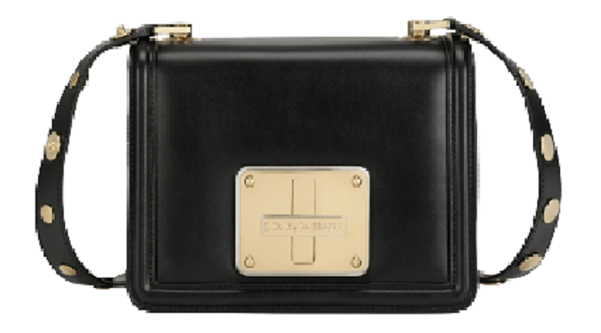 Túi Dolce & Gabbana Calfskin Lola Crossbody Bag 'Black' BB7108AW57680999