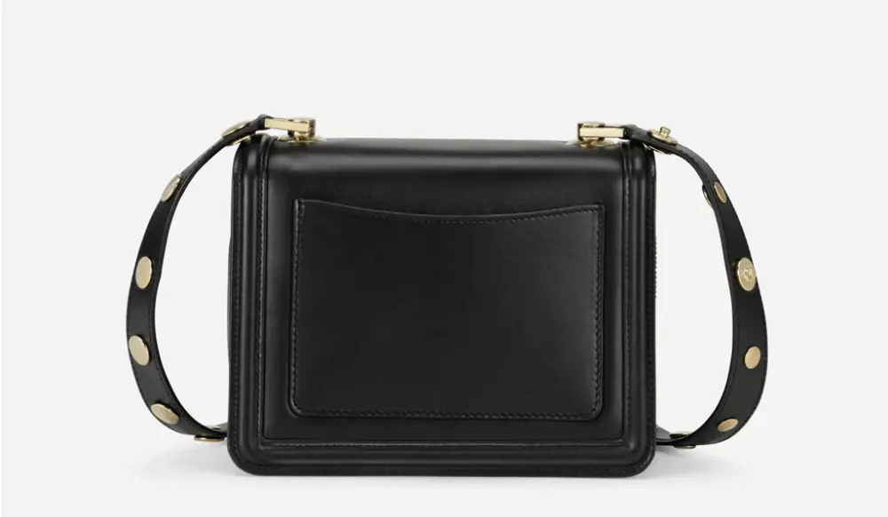 Túi Dolce & Gabbana Calfskin Lola Crossbody Bag 'Black' BB7108AW57680999 - Ảnh 4