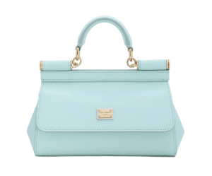 Túi Dolce & Gabbana Small Sicily Bag In Dauphine Calfskin Azure BB7116A100180610
