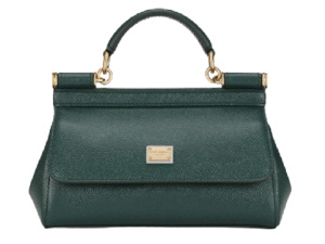 Túi Dolce & Gabbana Small Sicily Bag In Dauphine Calfskin 'Green' BB7116A100187399