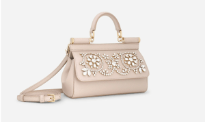 Alternative view of Túi Dolce & Gabbana Small Calfskin Rhinestones 'Pink' BB7116AY4018Z405