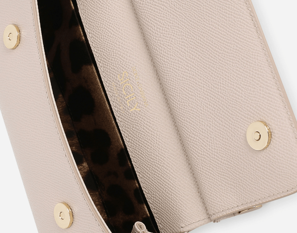 Túi Dolce & Gabbana Small Calfskin Rhinestones 'Pink' BB7116AY4018Z405 - Ảnh 4