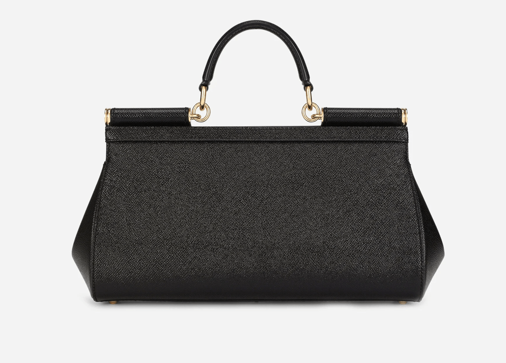 Túi Dolce & Gabbana Sicily Bag Calfskin 'Black' BB7117A100180999 - Ảnh 4
