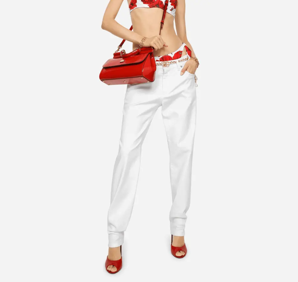 Alternative view of Túi Dolce & Gabbana Medium Dauphine 'White' BB7117A10378M307