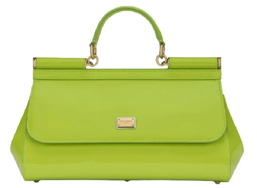 Túi Dolce & Gabbana Medium Patent Leather Sicily Bag 'Green' BB7117A14718M181