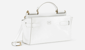 Alternative view of Túi Dolce & Gabbana Sicily 62 Leather 'White' BB7124AY01980001
