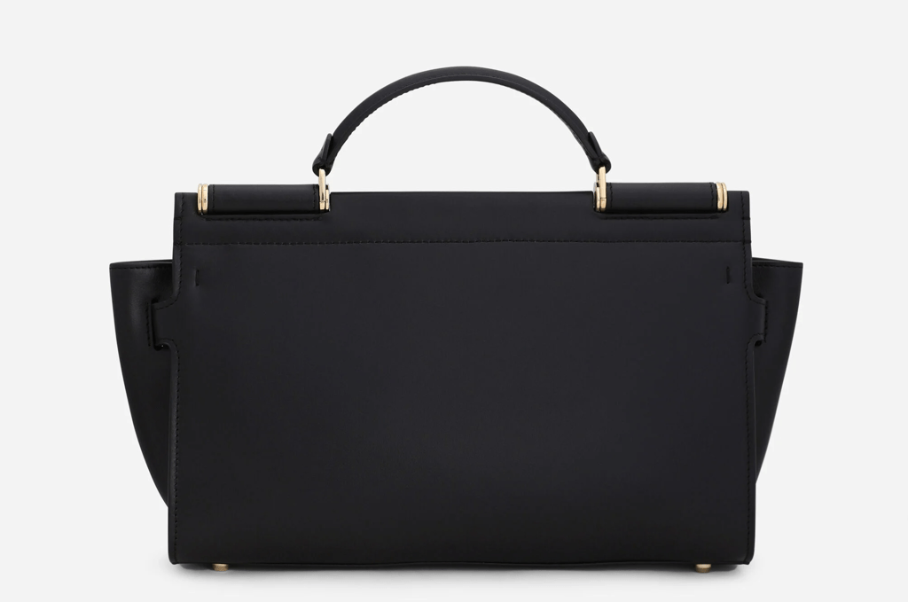 Túi Dolce & Gabbana 62 Soft Bag Calfskin 'Black' BB7124AY2068B956 - Ảnh 3
