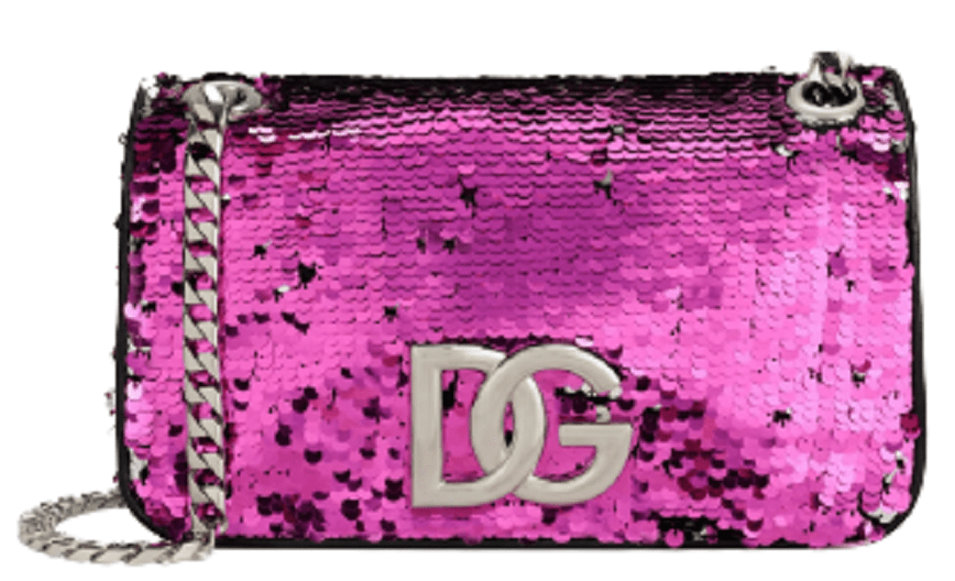 Túi Dolce & Gabbana Sequined 3.5 Shoulder Bag 'Pink' BB7127AY0908B568