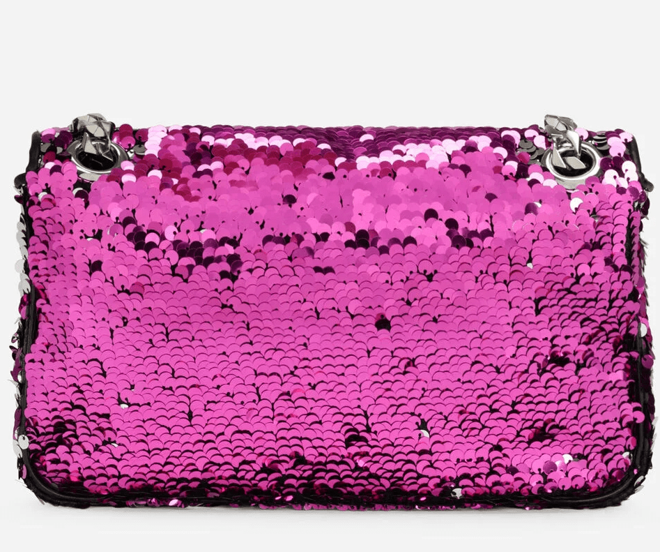 Túi Dolce & Gabbana Sequined 3.5 Shoulder Bag 'Pink' BB7127AY0908B568 - Ảnh 5