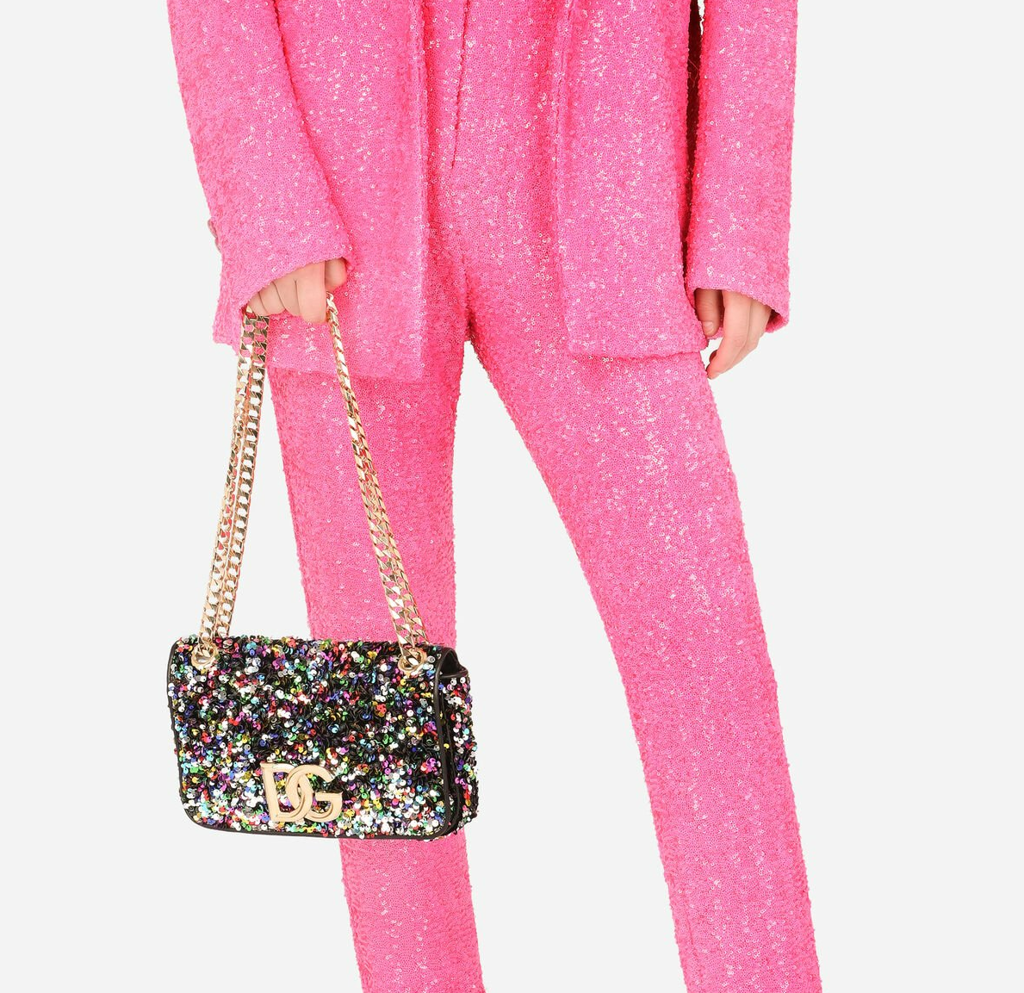 Túi Dolce & Gabbana Sequined 3.5 Shoulder Bag 'Multicolor' BB7127AY0918B015 - Ảnh 2