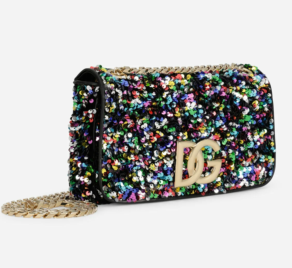 Túi Dolce & Gabbana Sequined 3.5 Shoulder Bag 'Multicolor' BB7127AY0918B015 - Ảnh 3