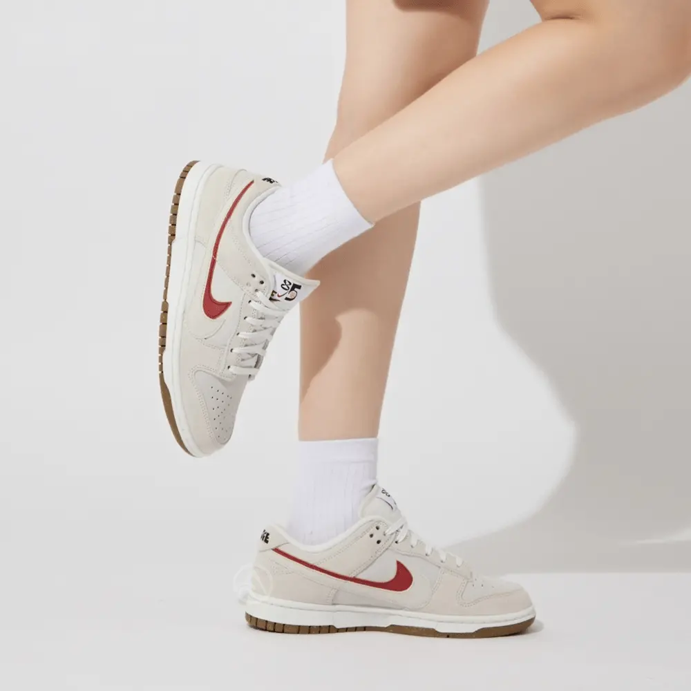 Giày Nike Dunk Low SE 85 Double Swoosh 'Sail Orange' DO9457-100 - Ảnh 3