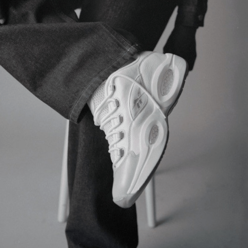 Giày Reebok Question Low 'White Grey' GZ0366 - Ảnh 3