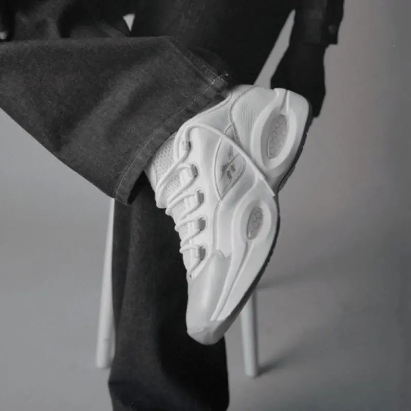 Giày Reebok Question Low 'White Grey' GZ0366 - Ảnh 3