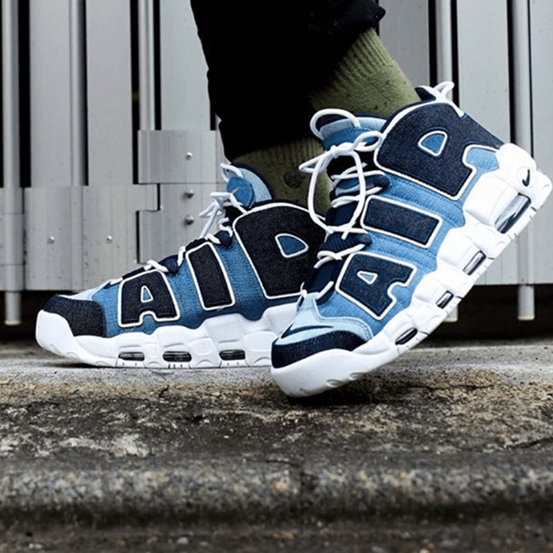 Giày Nike Air More Uptempo BG 'Denim' 415082-404 - Ảnh 3