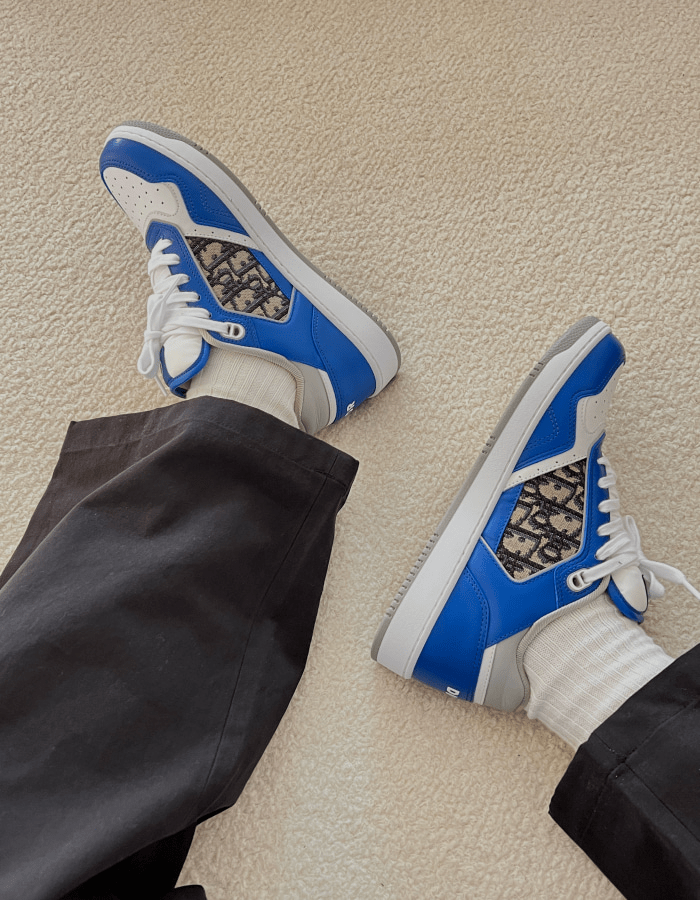 Giày Dior B27 Low 'Blue Grey Dior' 3SN272ZIR-H560 - Ảnh 5