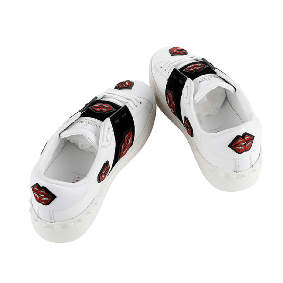 Giày Valentino Patch Open Sneakers QW1S0781 RHH E0M - Ảnh 2