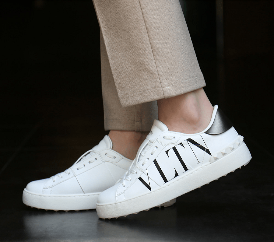 Giày Valentino Logo Open Sneakers TW2S0781 PST A01 - Ảnh 3