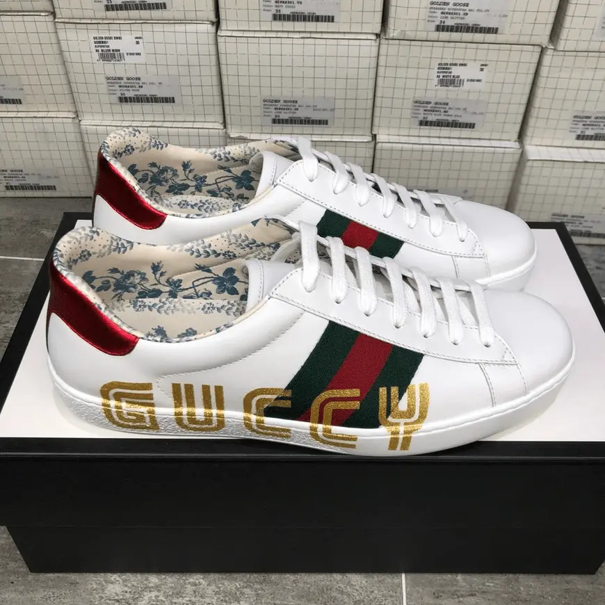 Giày Gucci Ace Low 'Guccy Print' 523455-0G290-9090 - Ảnh 4
