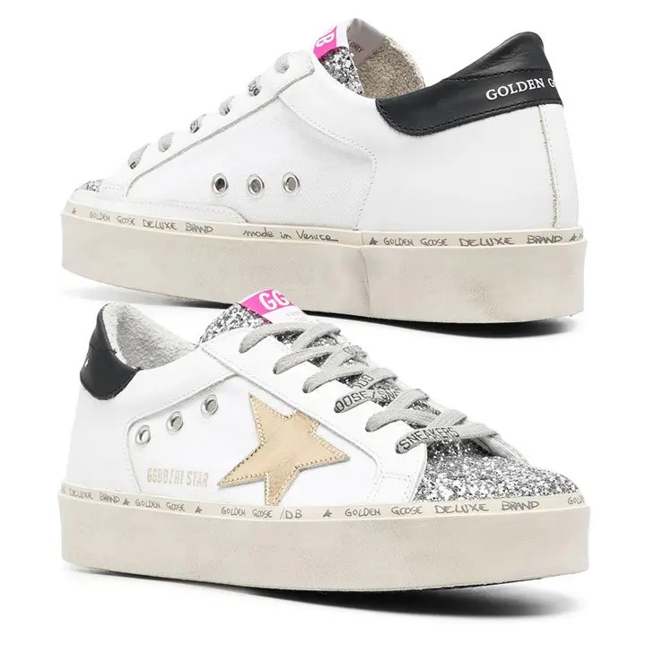 Alternative view of Giày Golden Goose Hi-Star White Glitter GWF00120-F001086-80822
