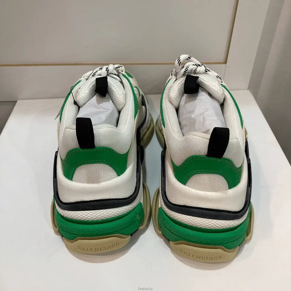Giày Balenciaga Triple S Sneaker Dark Green 524039 W09OM 3011 - Ảnh 3