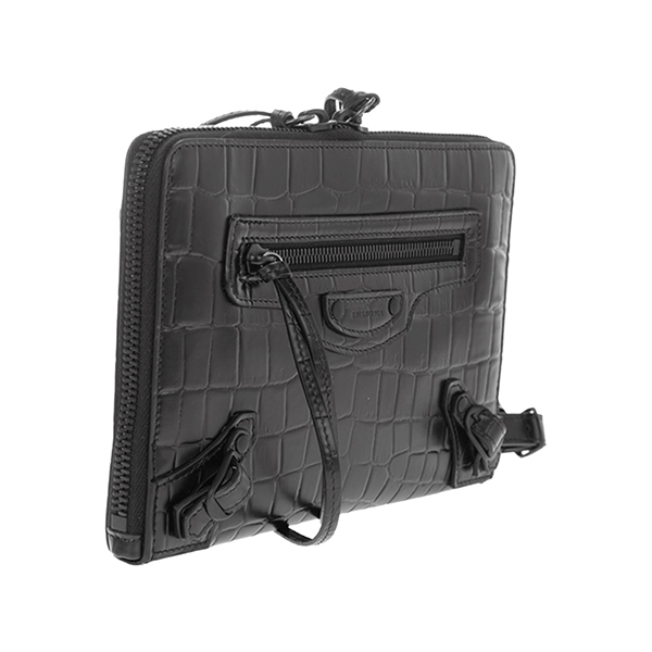Túi Balenciaga Neo Pouch Crocodile 'Black' 644482-15v07-1000 - Ảnh 2