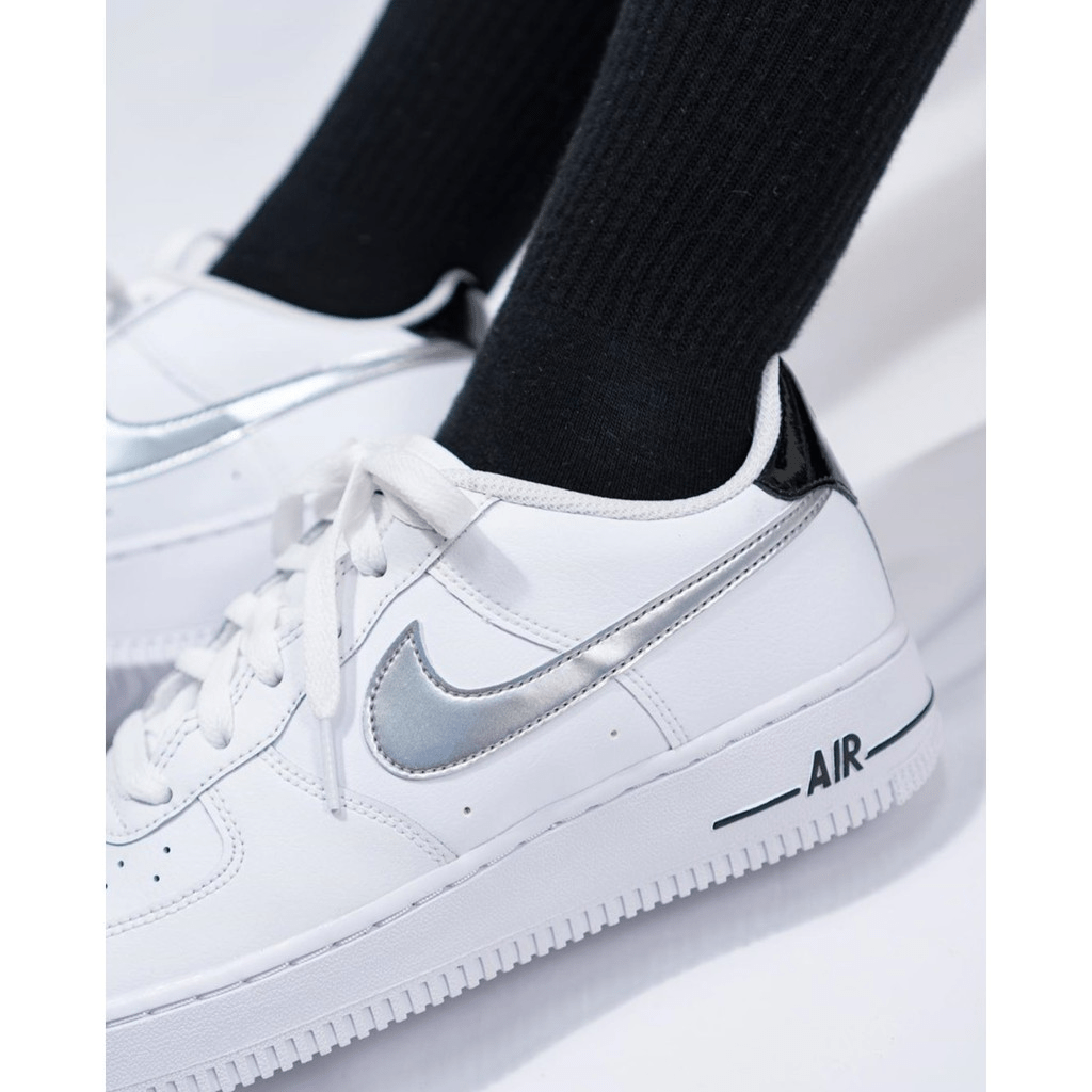 Giày Nike Air Force 1 Low 'White Black Metallic Silver' CZ4206-100 - Ảnh 3