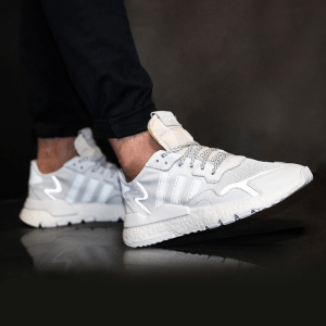 Alternative view of Giày Adidas Nite Jogger 'Crystal White' BD7676